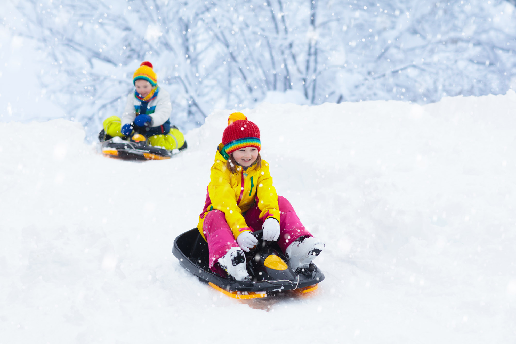 Piste luge enfants